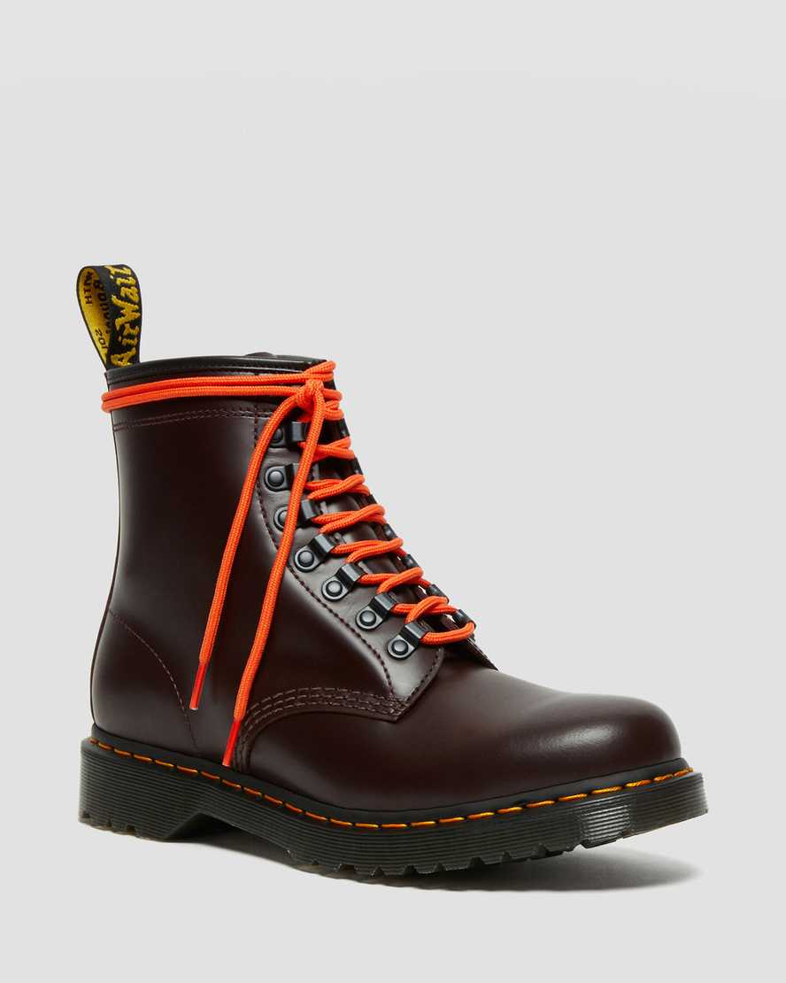 Dr. Martens 1460 Ben Smooth Nahka Miesten Nauhalliset Nilkkurit - Viininpunainen Nilkkurit [372-AFUD